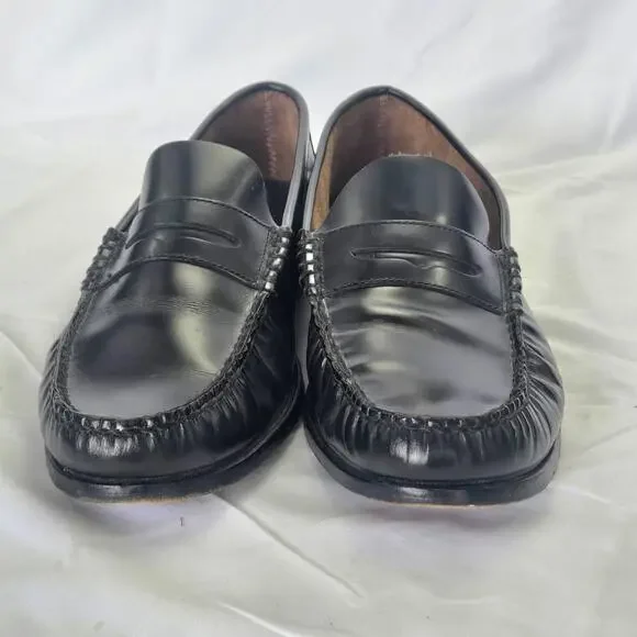 Florsheim Black Leather Penny Loafers Classic  Men's Size 10.5D - Picture 9 of 11